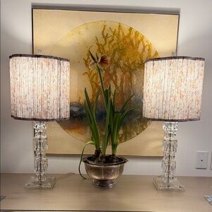 MCM Crystal “ Ice Cube “ Lamps